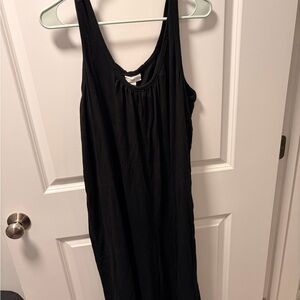 J. Jill Black Sleeveless Jumpsuit